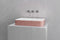 Textured Blush Concrete / White