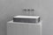 Textured Gray Concrete / White