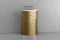 Textured Aged Brass / White