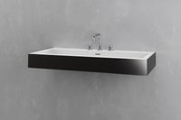 Wall Mounted Rectangular Bathroom Sink