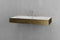 Textured Aged Brass / White