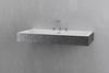Wall Mounted Rectangular Bathroom Sink