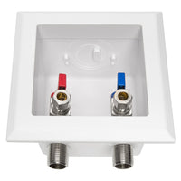 1/2" Sweat MIP, Faucet Outlet Box, with Installed 1/4 Turn Ball Valve Plumbingsell
