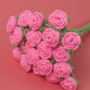 10Pcs Artificial Flower Roses Handmade Roses Home Decoration, Valentine's Day, Mother's Day, Birthday, Wedding Gifts