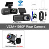 Soam Dash Cam 4K+1080P Dual-channel Dash Car Camera Recorder With GPS WiFi Car DVR 24H Parking Monitor Black Box