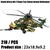 2024 Sluban WW2 Military Russia Air Weapon Mi-24 Helicopters Hind Model Building Blocks Classics Fighter Bricks Plane Toy