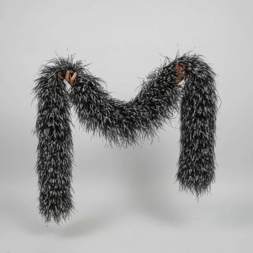 2M Tie-Dye Ostrich Feather Boa Shawl