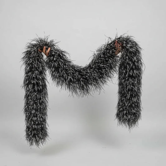 2M Tie-Dye Ostrich Feather Boa Shawl