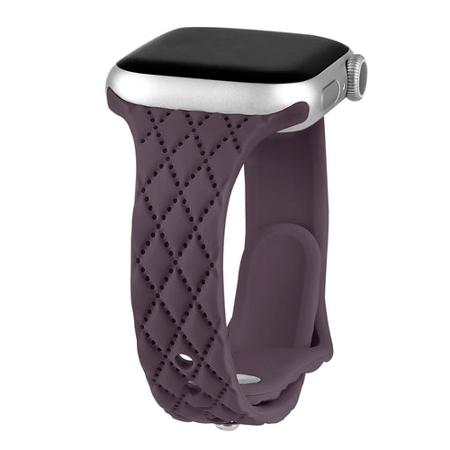 Apple Watch Silicone Strap - Slim Engraved Comfort Fit