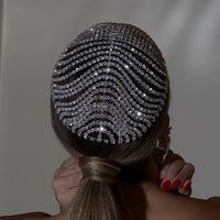 Rhinestone Crystal Head Chain