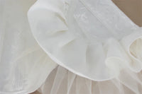 Victorian Ruffle Floral Lace Overbust Corset Bustier Body Shaper Top