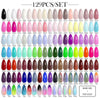 LILYCUTE 125/66/60PCS Colorful Gel Nail Polish Set Glitter Gel Varnish Nail Semi Permanent UV Gel Soak Off Nail Art Manicure Kit