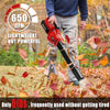 40V Powerful Cordless Leaf Blower - 650 CFM Brushless Electric Blower with 5.0Ah Battery & Charger - Battery Powered for Lawn |