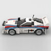 244PCS MOC Lancia Rally 037 Martini Racing - Winner Rallye Monte Carlo 1983 Building Blocks DIY Toy Brick New Year Holiday Gifts