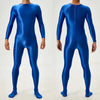 Candy Color Oil Glossy Full-Body Shaping Bodysuit Satin Smooth Leotard