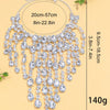 Rhinestone Waterdrop Necklace
