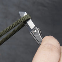 Titanium Alloy TC4 Mini Folding Knife EDC Portable Keychain Pendant Knife Express Unpacking Pocket Knife Gift EDC Tool