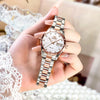 Women's Automatic Two Tone Stainless Steel Watch Pearl