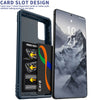 For Samsung Galaxy S20 FE 5G Phone Case Hybrid Rugged Ring Kickstand Card Slot Camera Protection Shockproof Protective Cover