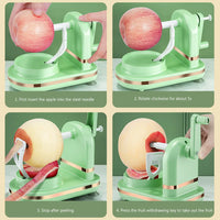 Hand Crank Apple Peeler Cutter Slicer Potato Peeler with Stainless Steel Blades Vegetable Fruit Peeling Machine Kitchen Gadgets