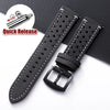 Polar Watch Band Quick Release Leather Strap Handmade Breathable Porous Cowhide