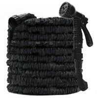 GardenJoy Garden Hose Outdoor Water Hose 3/4 in. x 100 ft. Expandable Hose with 7 Function Spray Nozzle Flexible Water Hose