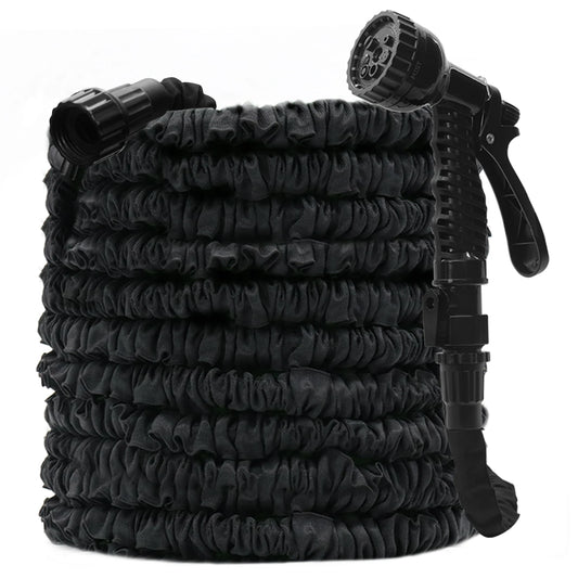 GardenJoy Garden Hose Outdoor Water Hose 3/4 in. x 100 ft. Expandable Hose with 7 Function Spray Nozzle Flexible Water Hose