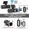 Soam Dash Cam 4K+1080P Dual-channel Dash Car Camera Recorder With GPS WiFi Car DVR 24H Parking Monitor Black Box