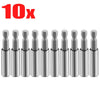 10/1pcs Magnetic Screwdriver Extension Hexagonal Handle Extended Connecting Rod Carbon Steel Screwdrivers Bit Holder Power Tools