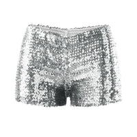 The Stardust Encore Sequin Shorts – High-Waist Performance Hot Pants