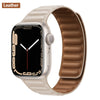 Apple Watch Leather Band - Premium Magnetic Loop Strap