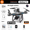 Xiaomi KY102 Drone 8K HD Професійна аерофотозйомка з подвійною камерою Уникнення перешкод Чотириосьовий повітряний дрон з оптичним потоком