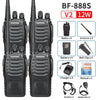 2/4PCS Baofeng BF-888S 12 Вт Двохдіапазонна портативна рація UHF 400-470 МГц у режимі очікування USB Ham для полювання