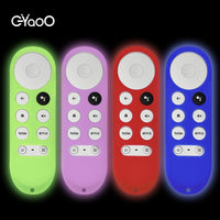 Google TV Remote Silicone Case Google TV Voice Remote Shockproof Silicone Protective Case Glow in the Dark