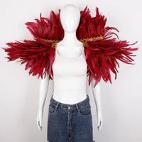 Festival Carnival Feather Shawl