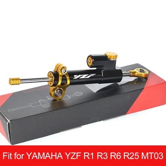 For YAMAHA YZF R1 R3 R6 R25 MT03 MT25 2005-2016 2006 2007 2008 2014 2015 Motorcycle Damper Steering Stabilize Safety Control