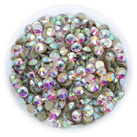 SS3-SS30 Gold Bottom Flat Back Glass High Quality Crystal Rhinestones