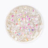 SS6-SS30 Mocha Shimmer White Glass Flatback Non-hotfix Rhinestones