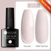 UR SUGAR 7ml Nude Crystal Rubber Base Gel Natural Color Semi Permanent Soak off UV LED Gel Nail Art Varnish