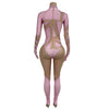 Crystal Illusion Rhinestone Bodysuit
