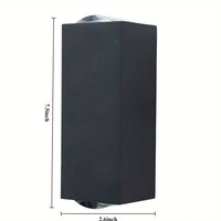 LED Up & Down Modern Wall Lamp, Aluminum Anti-Rust Outdoor Indoor Wall Sconce, 10W 3000K Warm White