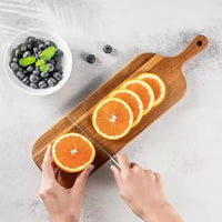 High Quality Kitchen Wooden Chopping Blocks Beech Cutting Board Pizza Bread Fruit Sushi Tray Hangable Screative Kitchen Tool