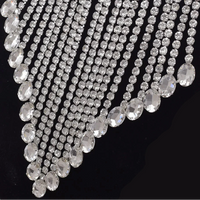 Rhinestone Tassel Fringe Necklace