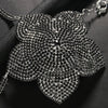 Crystal Flower Bust Chain Bra – Luxury Rhinestone Harness Top & Statement Lingerie for Raves, Festivals & Nightclub Events