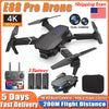 2024 E88Pro RC Drone 4K Professinal з 3 батареями, 1080P, ширококутна HD-камера, складний вертоліт, WIFI FPV, утримання висоти, подарункова іграшка