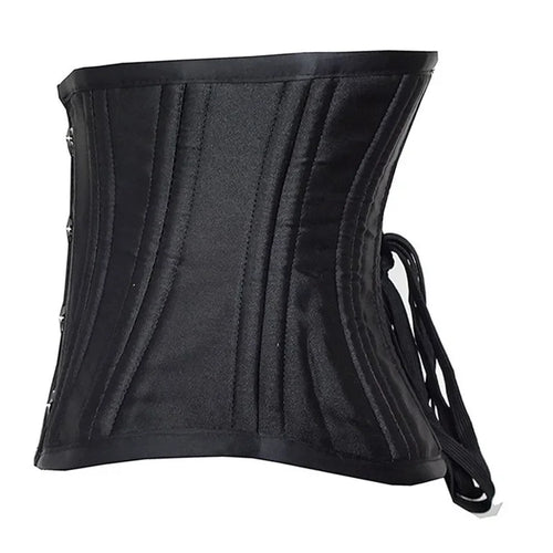 24 Steel Bone Underbust Corset Heavy Duty Waist Trainer Cincher Bustier
