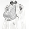 Crystal Chest Chain Body Harness Crop Top & Festival Party Jewelry