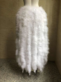 Long Feather Bustle Skirt Costume Accessory