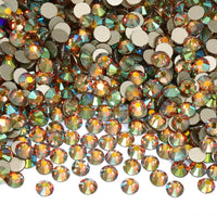 SS3-SS30 Gold Bottom Flat Back Glass High Quality Crystal Rhinestones