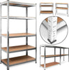 Thicken 5 Tier Garage Shelving Unit Storage Shelves Boltless Shelf Racking HeavyDuty Adjustable For Warehouse,Home,Office&Pantry